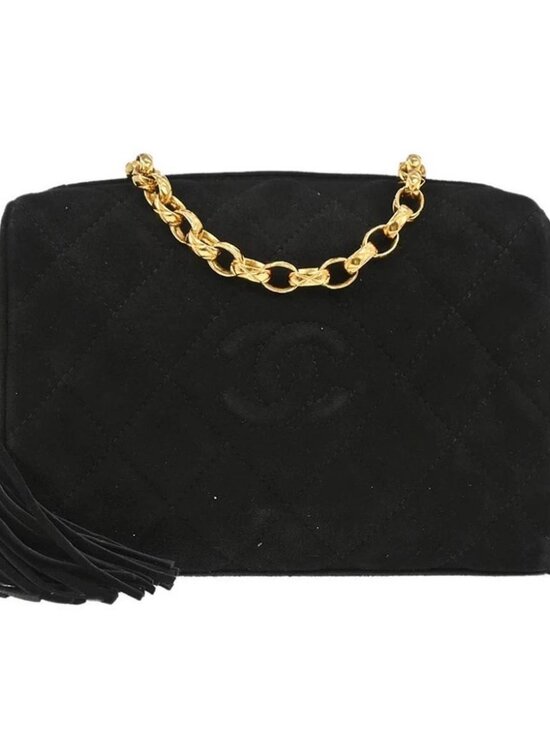 CHANEL Handbags - Chanel Black Suede Camera Bag Mini 135938